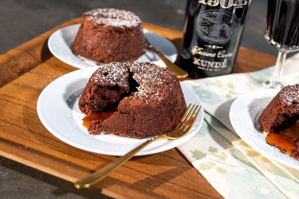 Chocolate Salted Caramel Lava Cakes