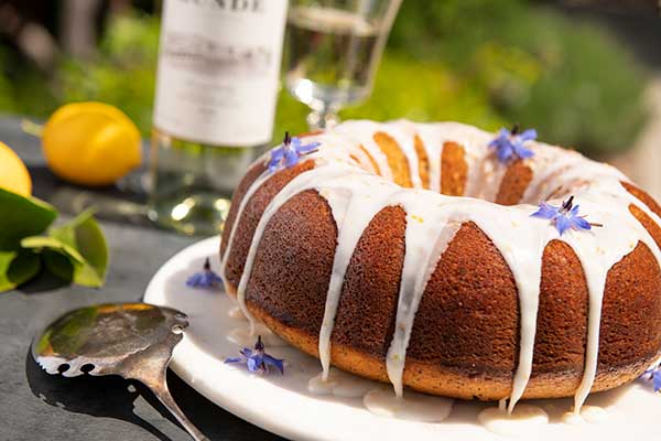 Lemon Poppy Seed Cake with Lemon Glaze