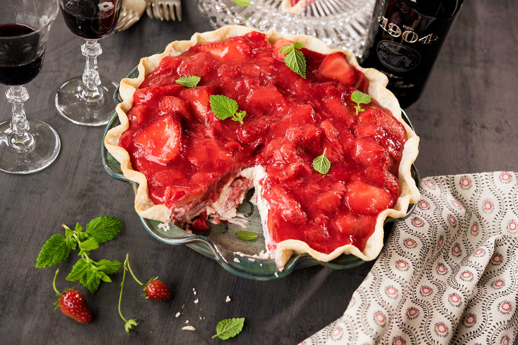 Springtime Strawberry Pie