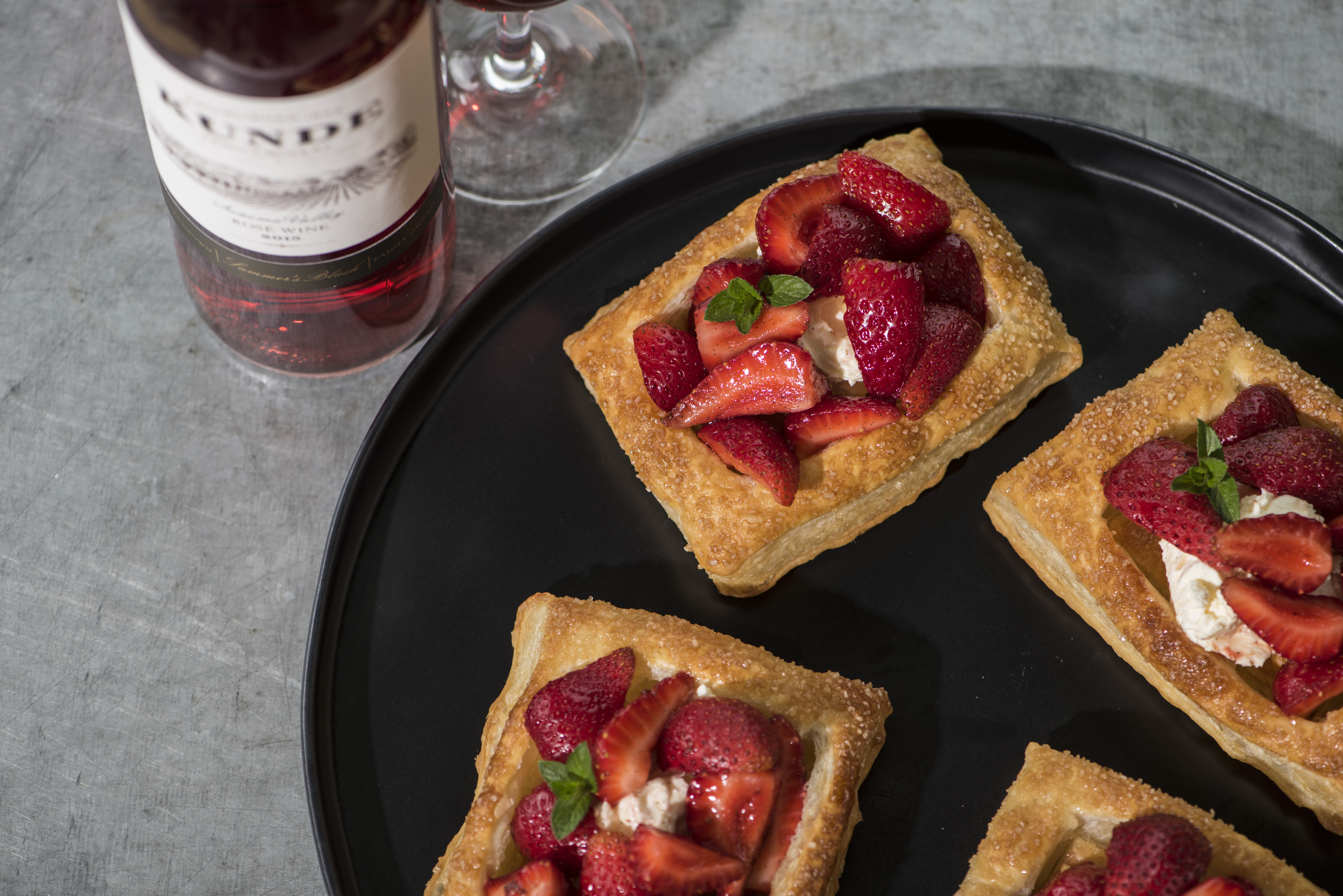 Strawberry Balsamic Tartlets