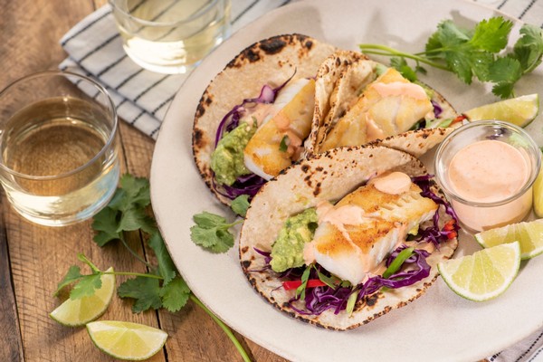 Sriracha Lime Grilled Fish Tacos