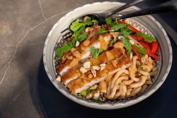 Crispy Pork Udon Bowl