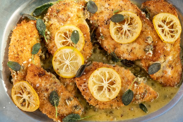 Brown Butter Chicken Piccata with Sage