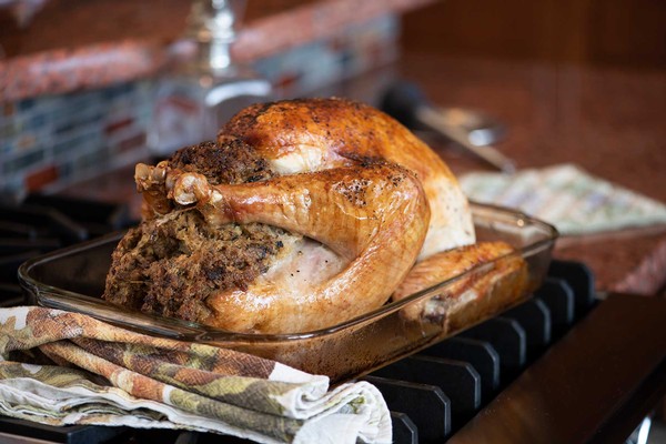 Nanny's Thanksgiving Turkey Stuffing with Sausage and Sage