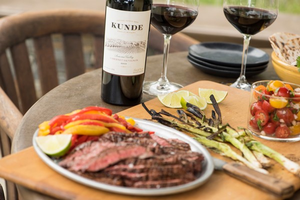 Grilled Skirt Steak Fajitas