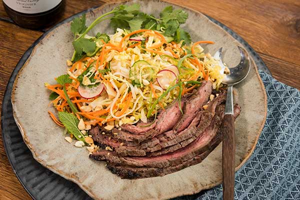 Asian Flank Steak Salad