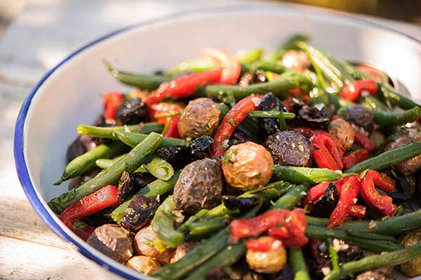 Green Bean Salad with Baby Potatoes an Herb Dijon Vinaigrette