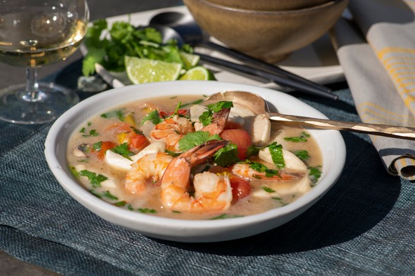 Tom Yum Soup with Shrimp