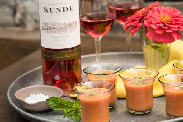 Watermelon and Tomato Gazpacho