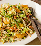 Chinese Chicken Salad with Napa Cabbage and Toasted Sesame Seeds