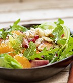 Crab Salad with Tangerines and Ruby Beets