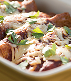 Hanger Steak Enchiladas