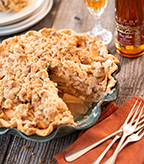 Gravenstein Apple Crumble Top Pie