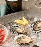 Oysters on the Half Shell with Magnolia Lane Mignonette