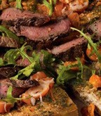 Recipe Image of Pesto, Steak & Arugula Pizza