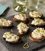 Shrimp Crostini with Fresh Dill