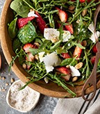 Recipe Image of Spinach Strawberry Salad with Marcona Almonds