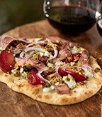 Recipe Image of Summer Beef and Plum Pizzettes