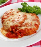 Eggplant and Polenta Parmigiana