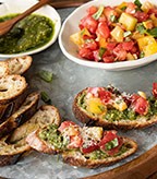 Fresh Garden Tomato Bruschetta