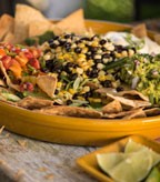 Festive Layered Bean Dip