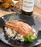 Miso-Glazed Salmon with Shiitake Mushroom Rice