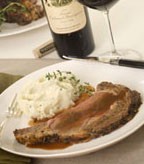 Roasted Prime Rib with Thyme au Jus